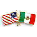 USA & Mexico Flag Lapel Pin